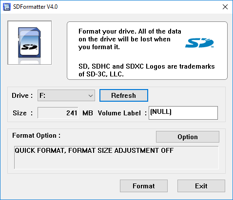 Software to format sd card for switch on mac windows 10